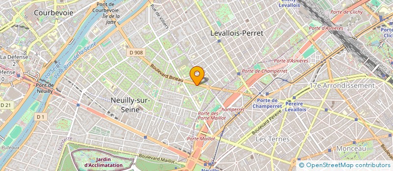 localisation de l'entreprise SCI 65 67 BOULEVARD BINEAU à NEUILLY-SUR-SEINE