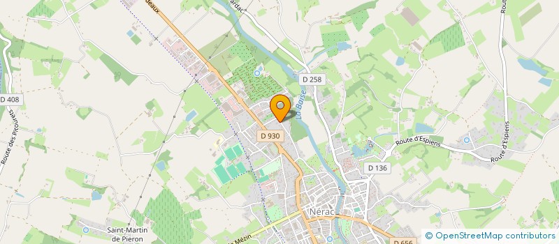 localisation de l'entreprise SCI 65  NERAC