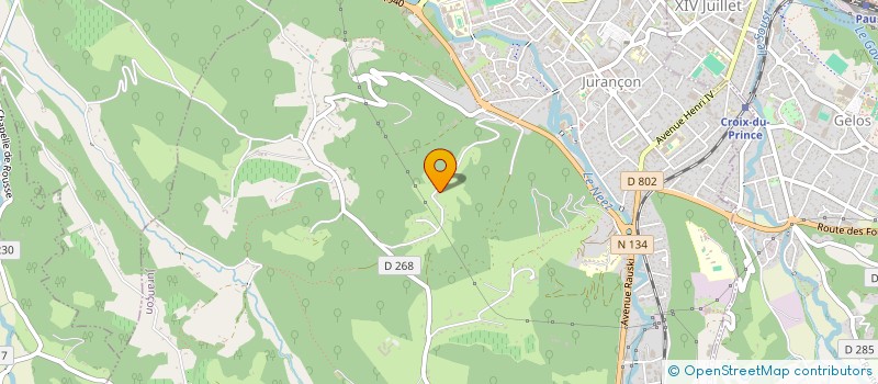 localisation de l'entreprise SCI 65 BIS RUE JULES GUESDE  JURANCON