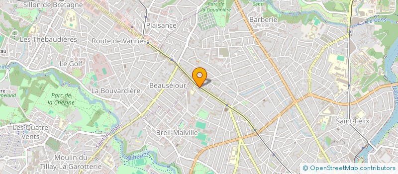 localisation de l'entreprise SCI 65 RTE DE VANNES à NANTES