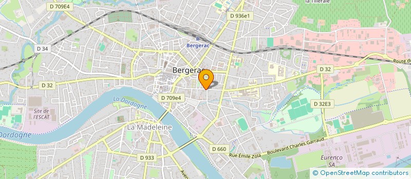 localisation de l'entreprise SCI 65 RUE POZZI à BERGERAC