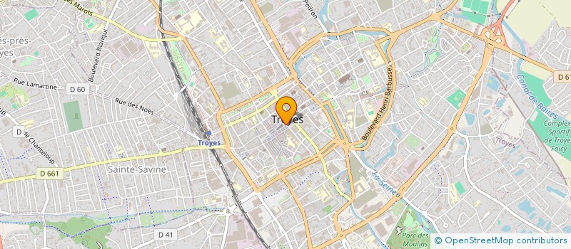 localisation de l'entreprise SCI 65 URBAIN 1V à TROYES