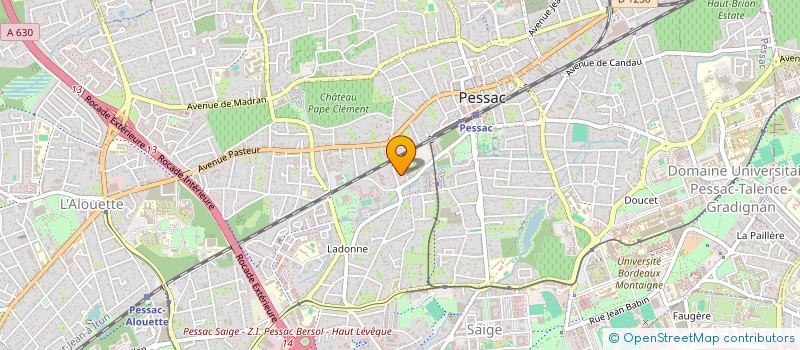 localisation de l'entreprise SCI 66  PESSAC