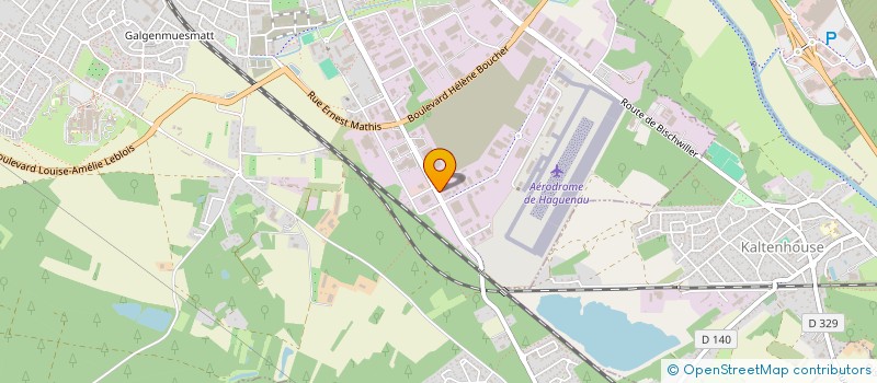 localisation de l'entreprise SCI 66 64  HAGUENAU