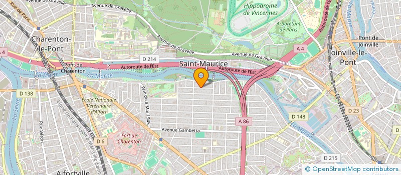 localisation de l'entreprise SCI 66 BIS LA MARDELLE à MAISONS-ALFORT