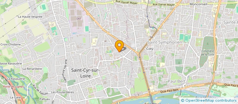 localisation de l'entreprise SCI 66 BOCAGE à SAINT-CYR-SUR-LOIRE