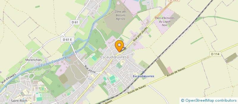 localisation de l'entreprise SCI 66 CLOS DU BRULE  ESCAUDUVRES