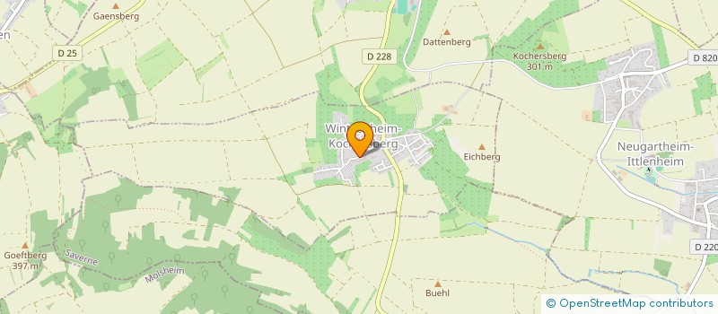 localisation de l'entreprise SCI 66 FN  WINTZENHEIM-KOCHERSBERG