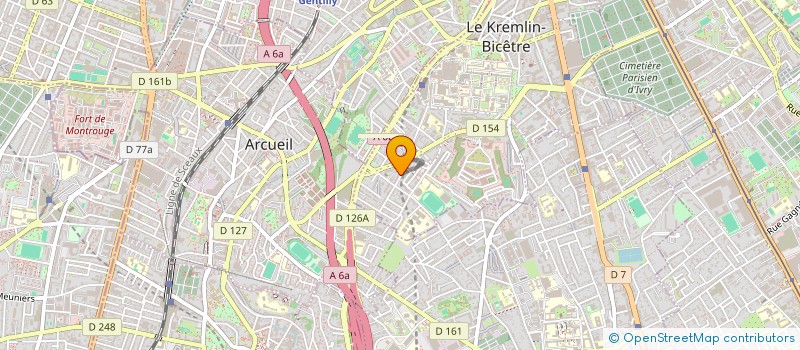 localisation de l'entreprise SCI 66 MARCEL SEMBAT  LE KREMLIN-BICETRE