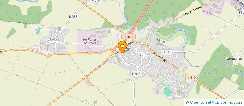 localisation de l'entreprise SCI 66 RUE DE MORTRY  GUIGNES