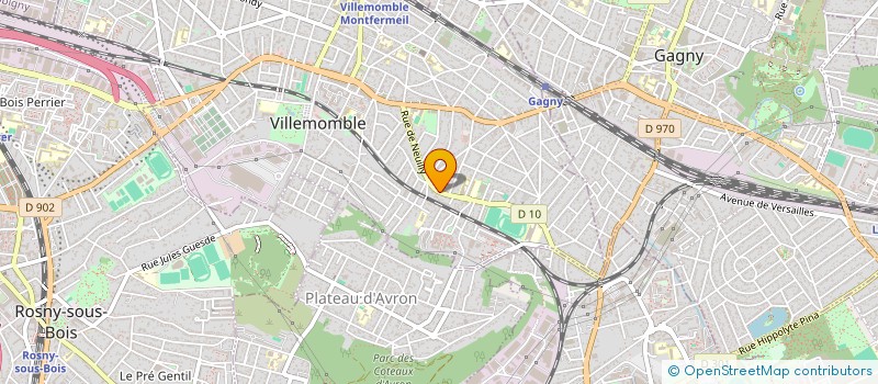 localisation de l'entreprise SCI 66 RUE DE NEUILLY à VILLEMOMBLE