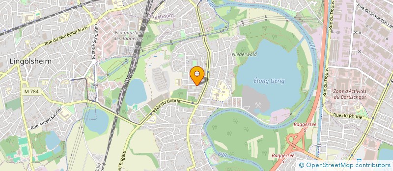 localisation de l'entreprise SCI 67  OSTWALD