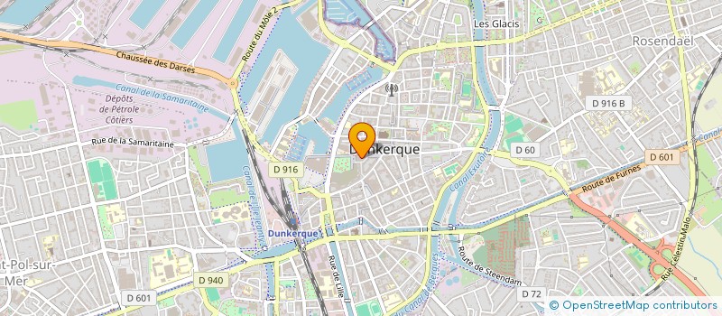 localisation de l'entreprise SCI 67 69 QUAI WILSON à DUNKERQUE