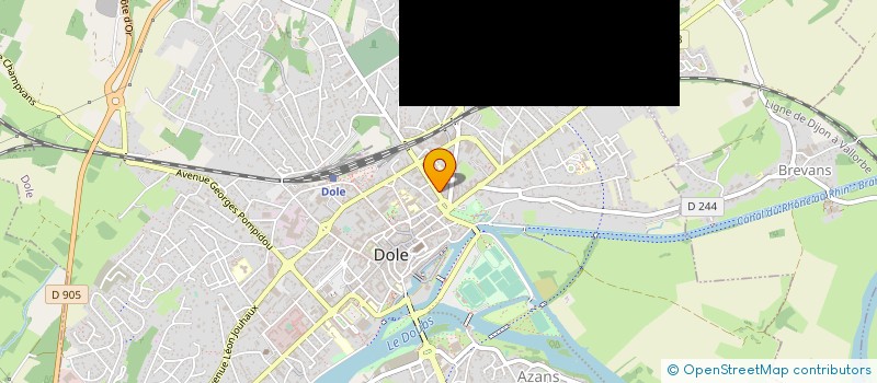 localisation de l'entreprise SCI 67 DU VAL DE L'ARNE à DOLE