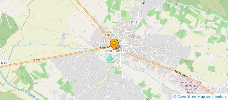 localisation de l'entreprise SCI 67 LOUBIERE  SAINT-CANNAT