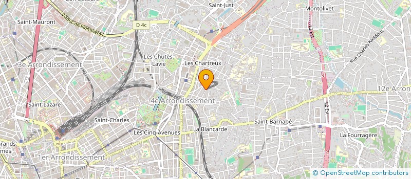 localisation de l'entreprise SCI 67 ROQUEBRUNE  MARSEILLE