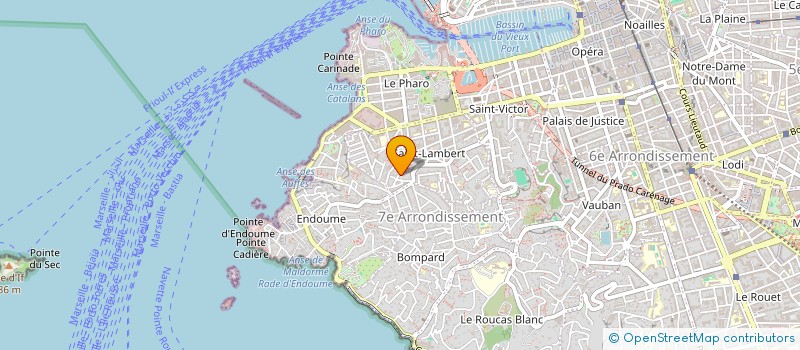 localisation de l'entreprise SCI 67 RUE CHATEAUBRIAND à MARSEILLE