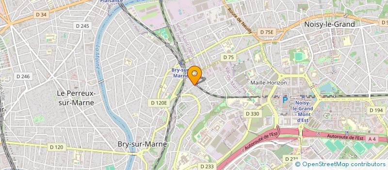 localisation de l'entreprise SCI 67 T RIGNY à NOISY-LE-GRAND