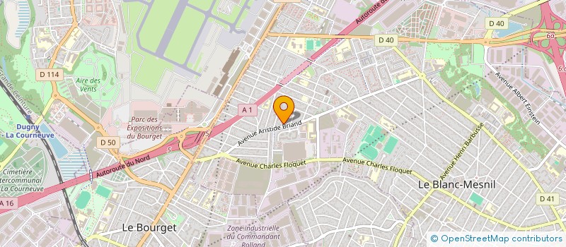 localisation de l'entreprise SCI 68-70 RUE DE LA REPUBLIQUE à LE BLANC-MESNIL