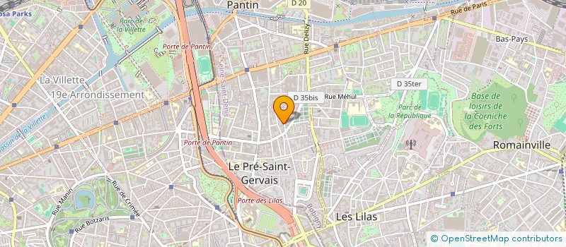localisation de l'entreprise SCI 68 à LE PRE-SAINT-GERVAIS