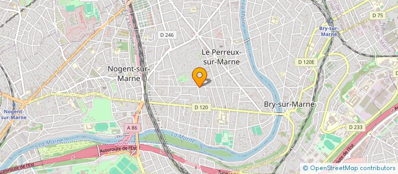 localisation de l'entreprise SCI 68 AV GABRIEL PERI à LE PERREUX-SUR-MARNE