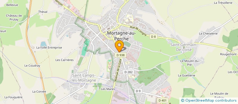 localisation de l'entreprise SCI 68 BIS RUE DES DEPORTES à MORTAGNE-AU-PERCHE