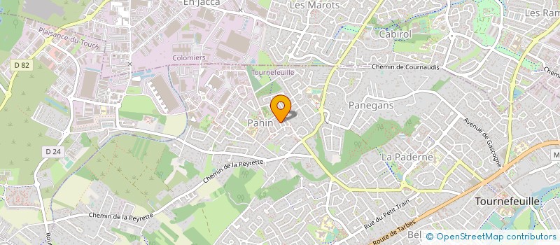 localisation de l'entreprise SCI 68 IMPASSE DE LA GLACIERE  TOURNEFEUILLE