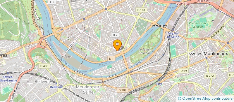 localisation de l'entreprise SCI 68 MIQUEL  BOULOGNE-BILLANCOURT