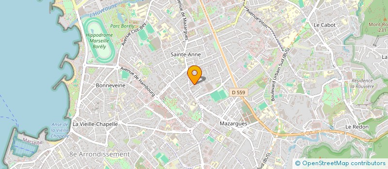 localisation de l'entreprise SCI 68 RUE BERNARD DUBOIS  MARSEILLE
