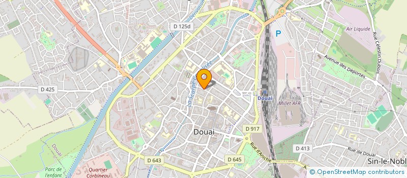 localisation de l'entreprise SCI 68 RUE LAMBRECHT à DOUAI