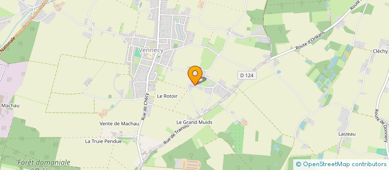 localisation de l'entreprise SCI 68 SOLIGNY  VENNECY