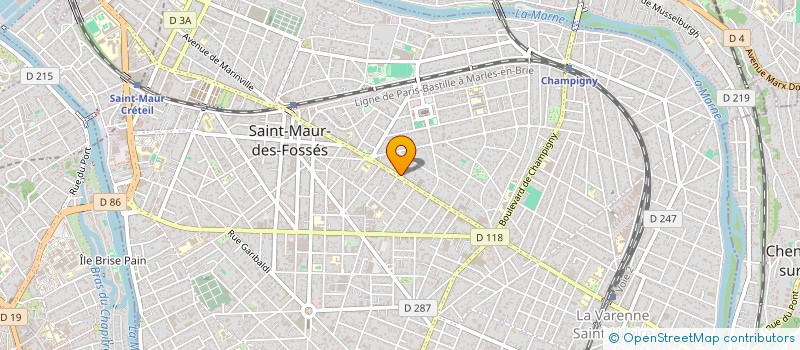 localisation de l'entreprise SCI 69-71 FOCH SAINT-MAUR à SAINT-MAUR-DES-FOSSES