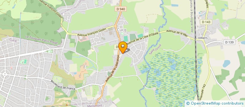 localisation de l'entreprise SCI 69 BELLE ETOILE  CUCQ