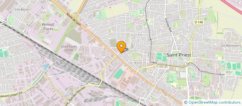 localisation de l'entreprise SCI 69 CAKH  SAINT-PRIEST