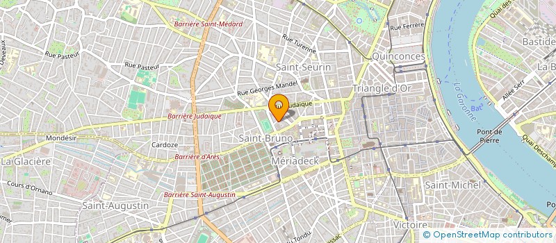 localisation de l'entreprise SCI 69 COURS ANATOLE FRANCE  BORDEAUX