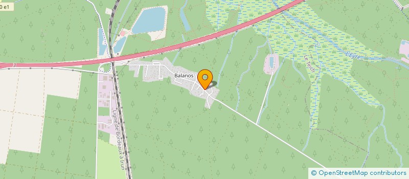 localisation de l'entreprise SCI 69 T ROUTE DE BALANOS  LE TEICH