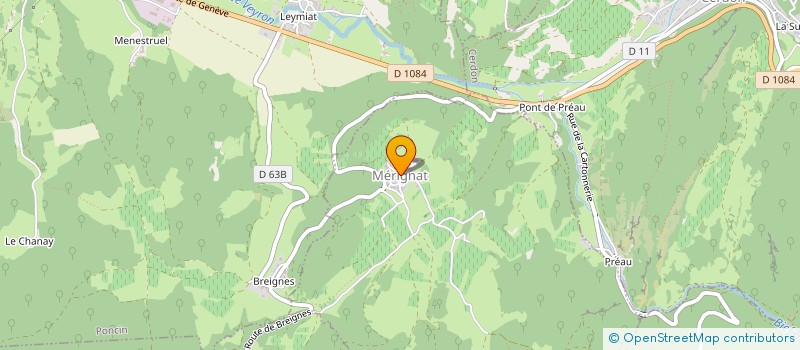 localisation de l'entreprise SCI 6B  SERRIERES-SUR-AIN