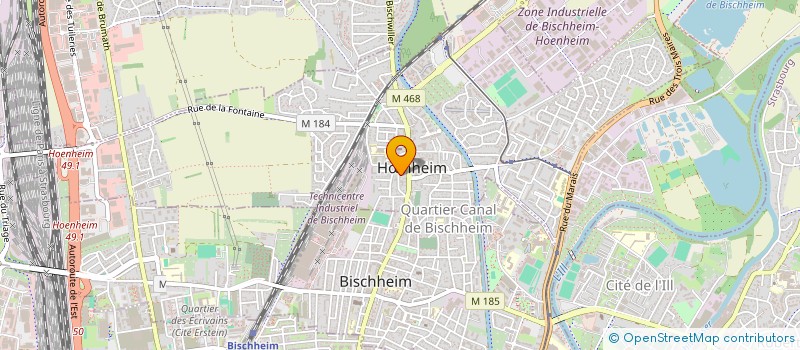 localisation de l'entreprise SCI 6B VOYAGEURS  HNHEIM