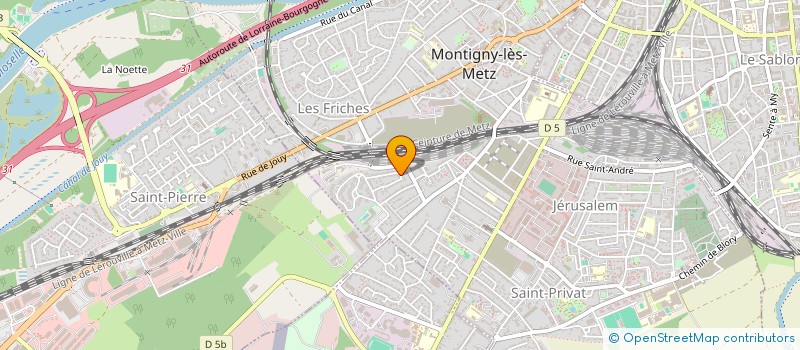 localisation de l'entreprise SCI 6BDS à MONTIGNY-LES-METZ