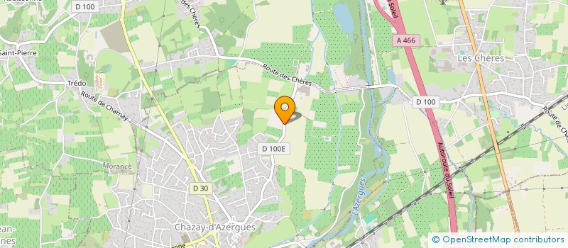 localisation de l'entreprise SCI 6C  CHAZAY-D'AZERGUES