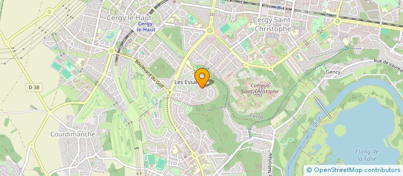 localisation de l'entreprise SCI 6C REAL ESTATE  CERGY