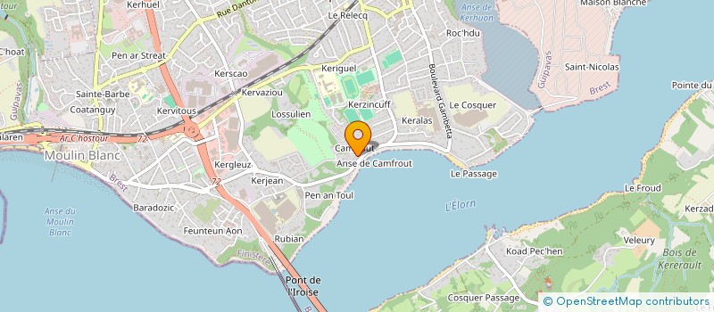 localisation de l'entreprise SCI 6DORE6  LE RELECQ-KERHUON