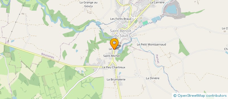 localisation de l'entreprise SCI 6EME AVENUE à LA CHATRE-LANGLIN