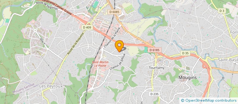 localisation de l'entreprise SCI 6EVER à MOUGINS