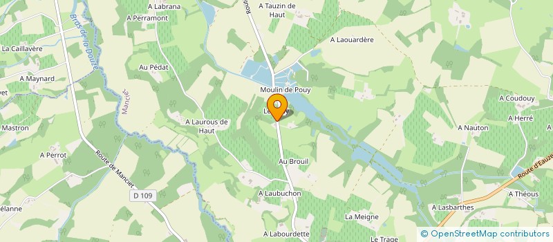 localisation de l'entreprise SCI 6F  ESTIPOUY