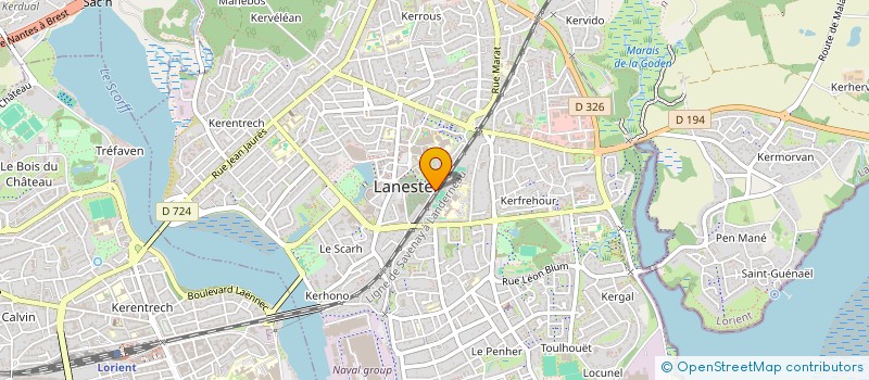 localisation de l'entreprise SCI 6FL  LANESTER