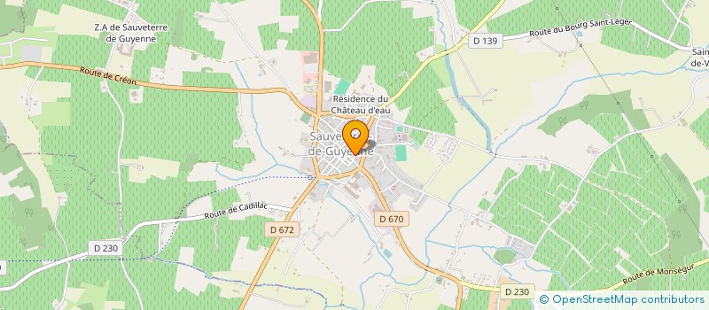 localisation de l'entreprise SCI 7-7  SAUVETERRE-DE-GUYENNE