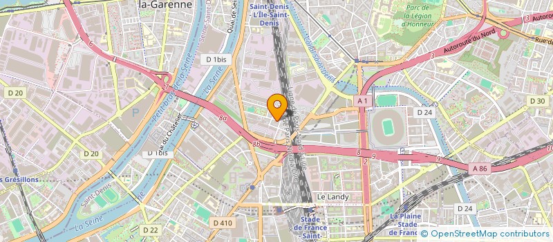 localisation de l'entreprise SCI 7-9 R PRALET LEFEVRE SAINT DENIS à SAINT-DENIS