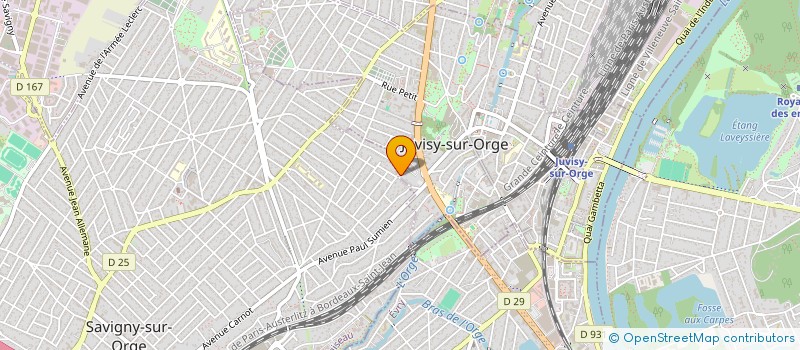 localisation de l'entreprise SCI 7 A TRAPPES  JUVISY-SUR-ORGE