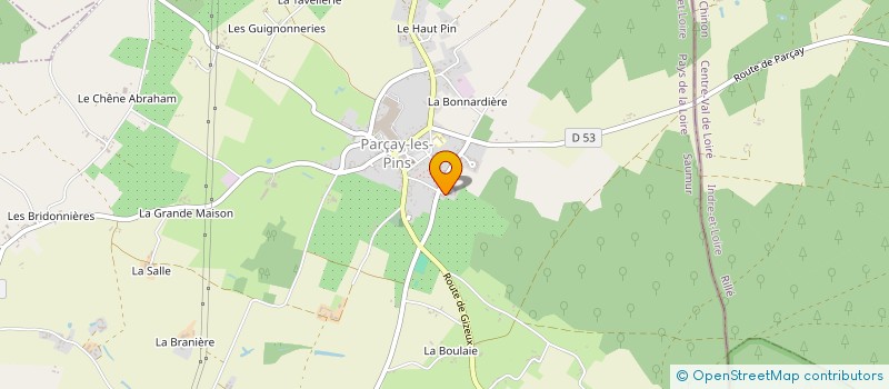 localisation de l'entreprise SCI 7 ALLEE DES CHARMES  NOYANT-VILLAGES